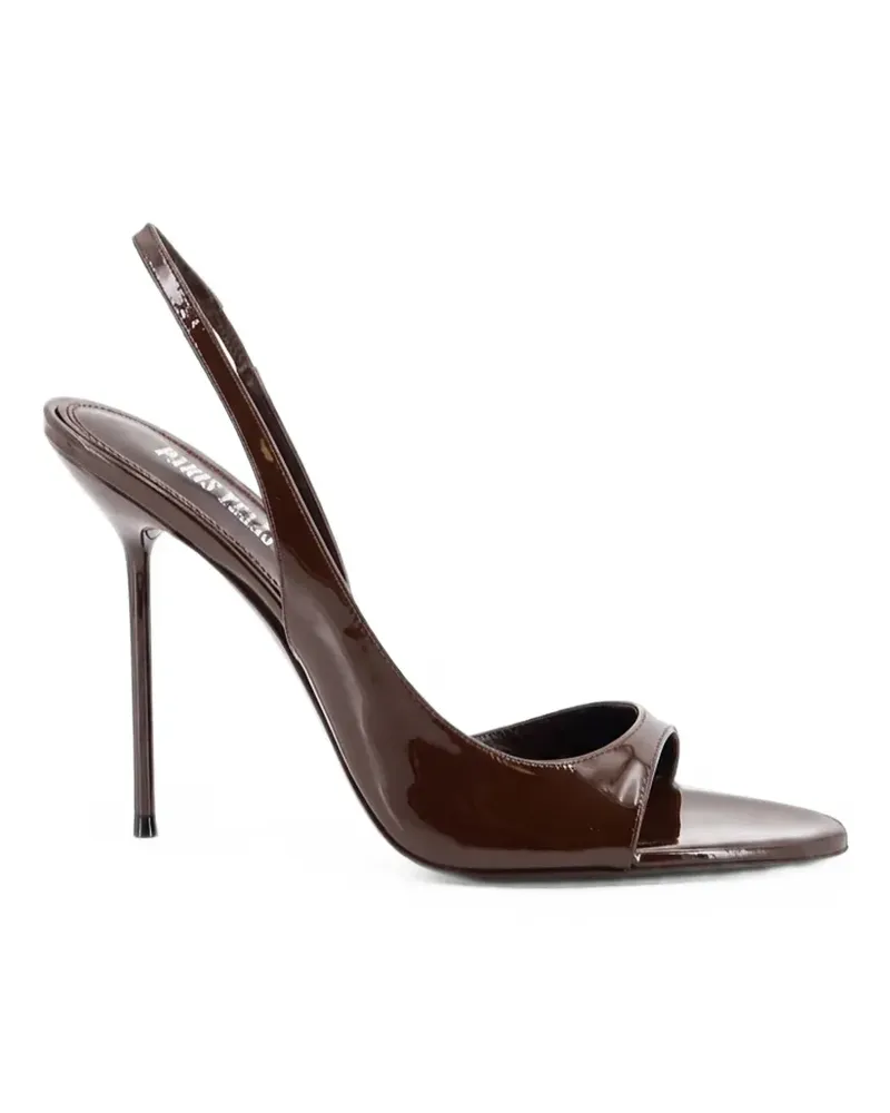 Paris Texas Lidia Sandalen aus Lackleder - Braun Braun
