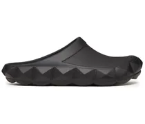 Roman Stud Turtle Mules - Schwarz