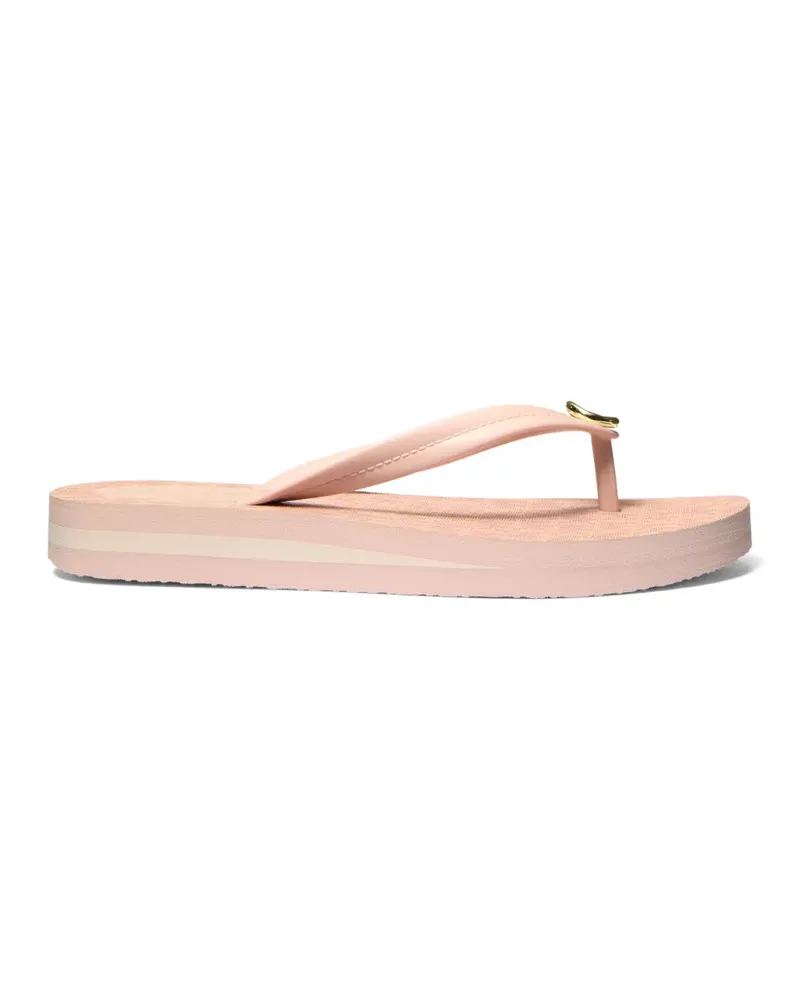 Michael Kors Posie logo hardware flip flops - Rosa Rosa