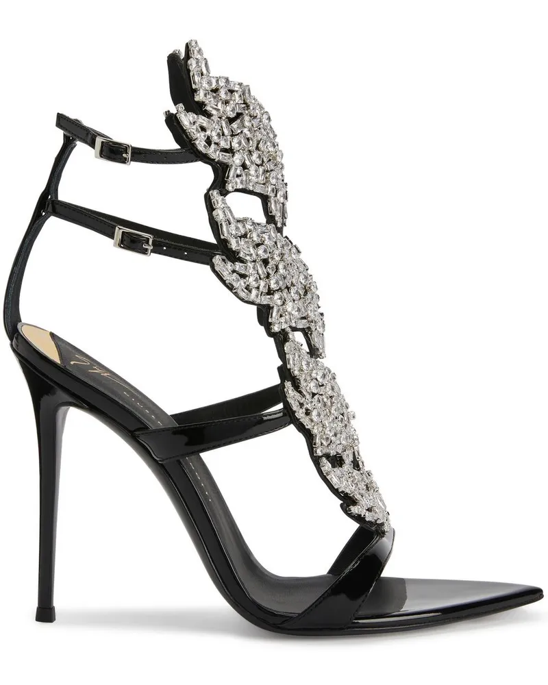 Giuseppe Zanotti Intriigo Sandalen 105mm - Schwarz Schwarz