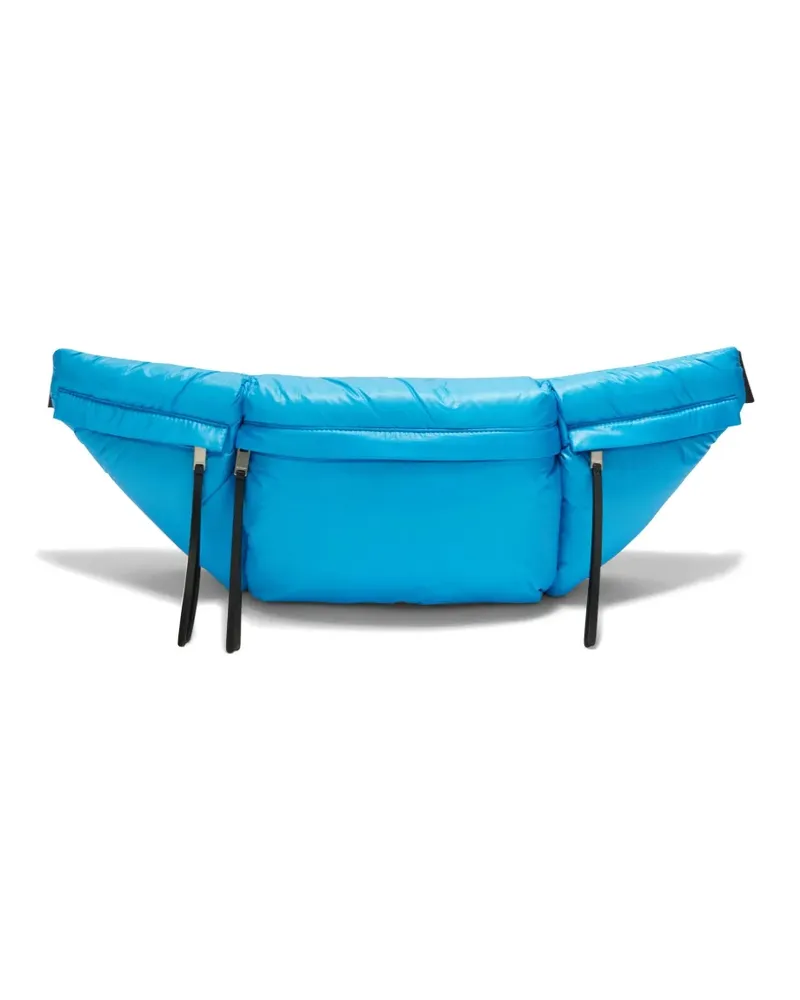 Jil Sander Gürteltasche mit Logo-Print - Blau Blau