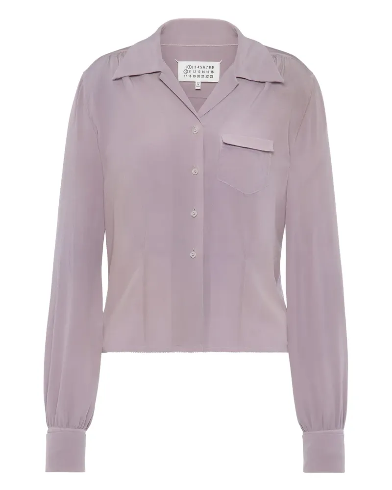 Maison Margiela Hemd mit Brusttasche - Rosa Rosa