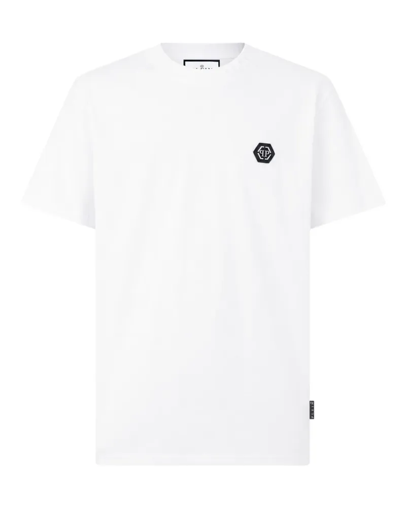 Philipp Plein T-Shirt mit rundem Ausschnitt - Weiß Weiß