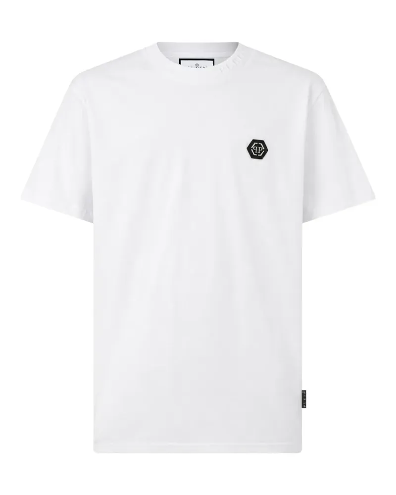 Philipp Plein T-Shirt mit rundem Ausschnitt - Weiß Weiß