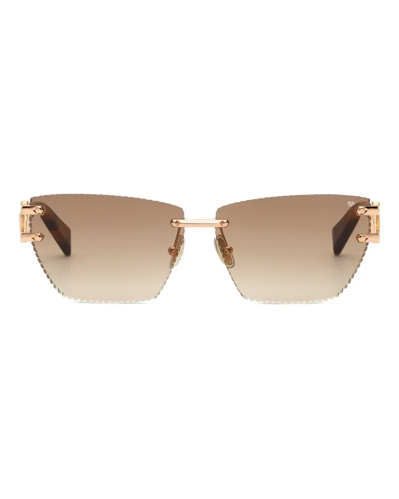 Philipp Plein Rahmenlose Sonnenbrille - Gold Gold
