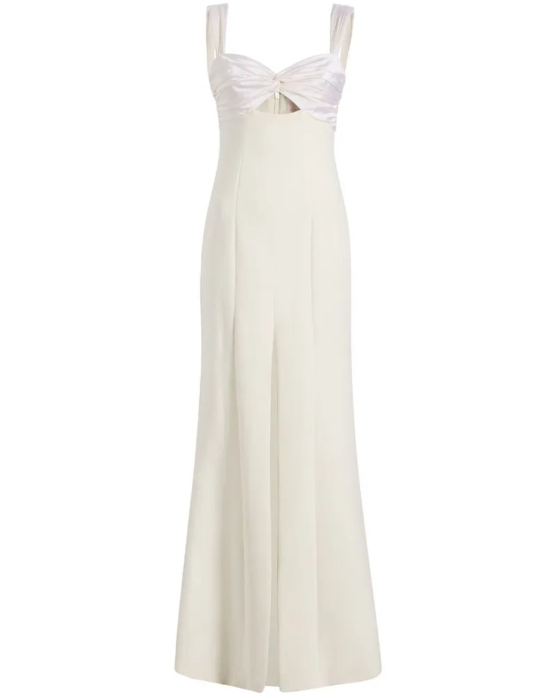 Cinq à Sept Julie Abendkleid mit Herzausschnitt - Weiß Weiß