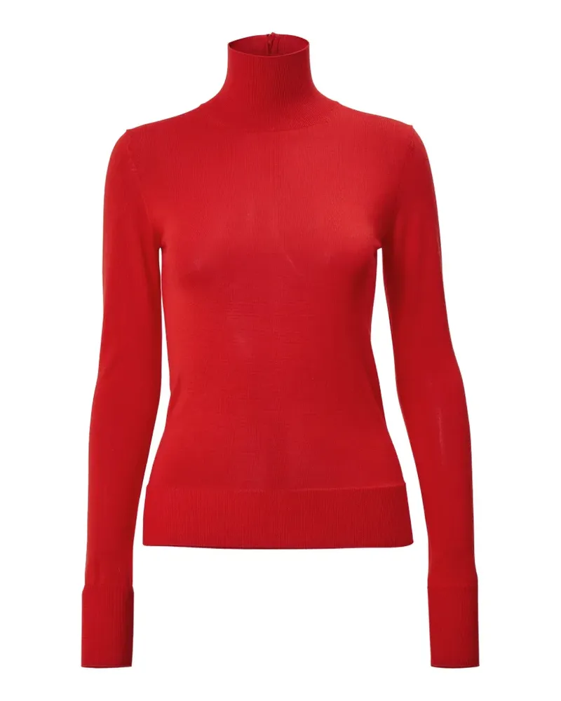 Carolina Herrera New York Pullover mit Stehkragen - Rot Rot