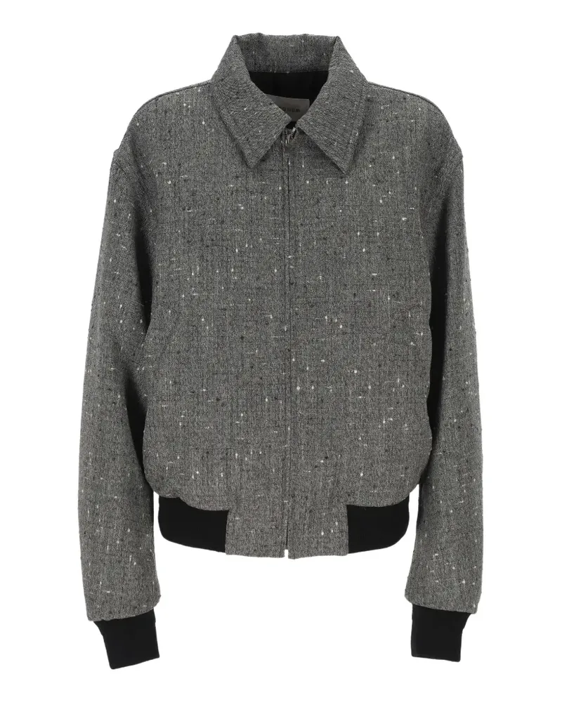 ARMARIUM Bomberjacke aus Wolle mit Flecken - Grau Grau