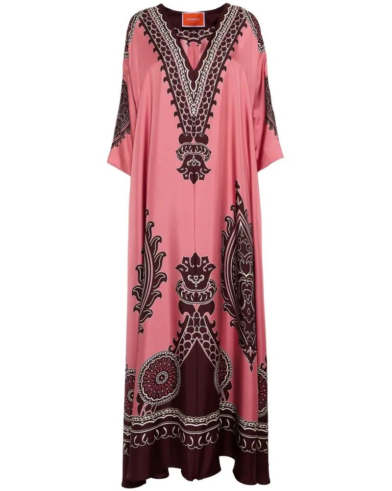 La DoubleJ Klassisches Maxikleid - Rosa Rosa
