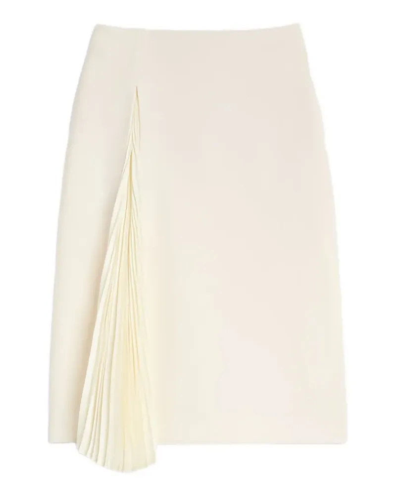 Jil Sander Asymmetrischer Midirock mit Falten - Nude Nude