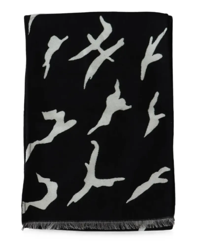 Givenchy Schal mit abstraktem Print - Schwarz Schwarz