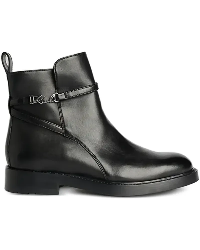 Karl Lagerfeld Blake Signia Stiefel - Schwarz Schwarz