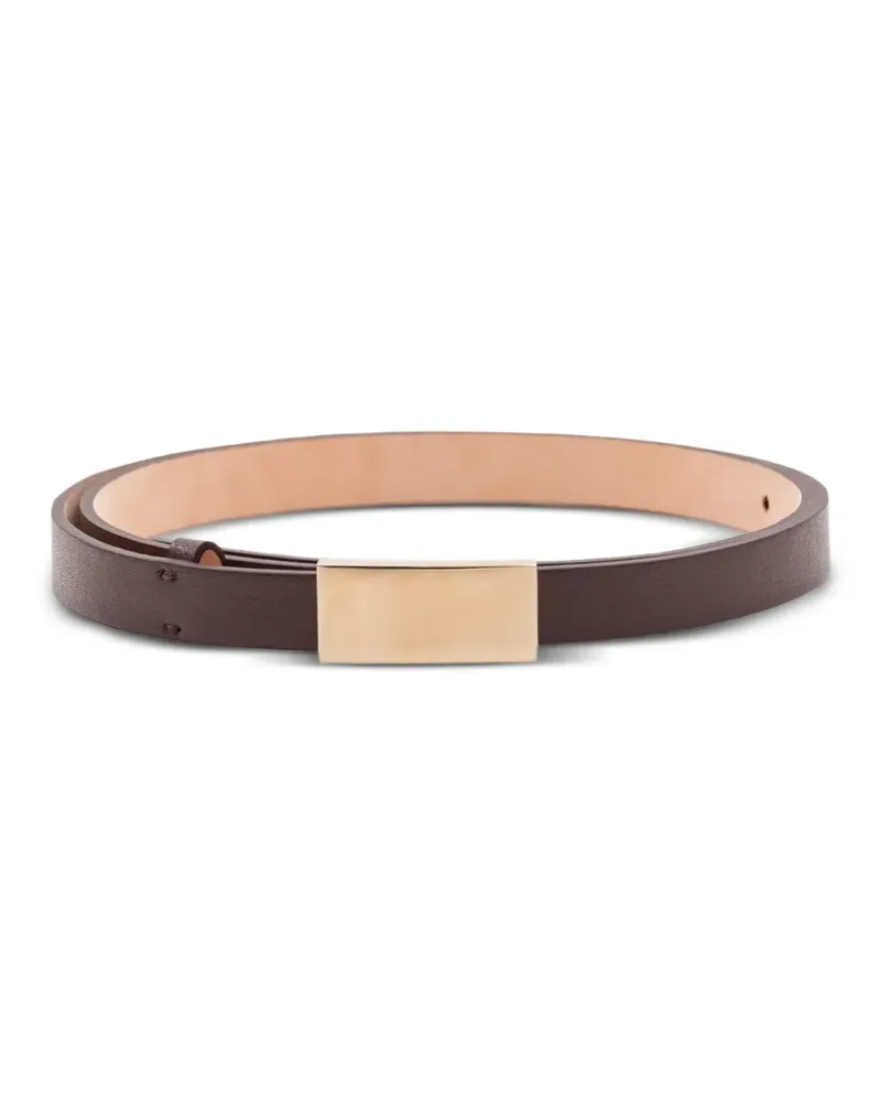 Victoria Beckham Portofino Mirror Gürtel - Braun Braun