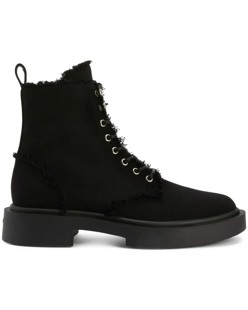 Giuseppe Zanotti Adric Bikerstiefel - Schwarz Schwarz
