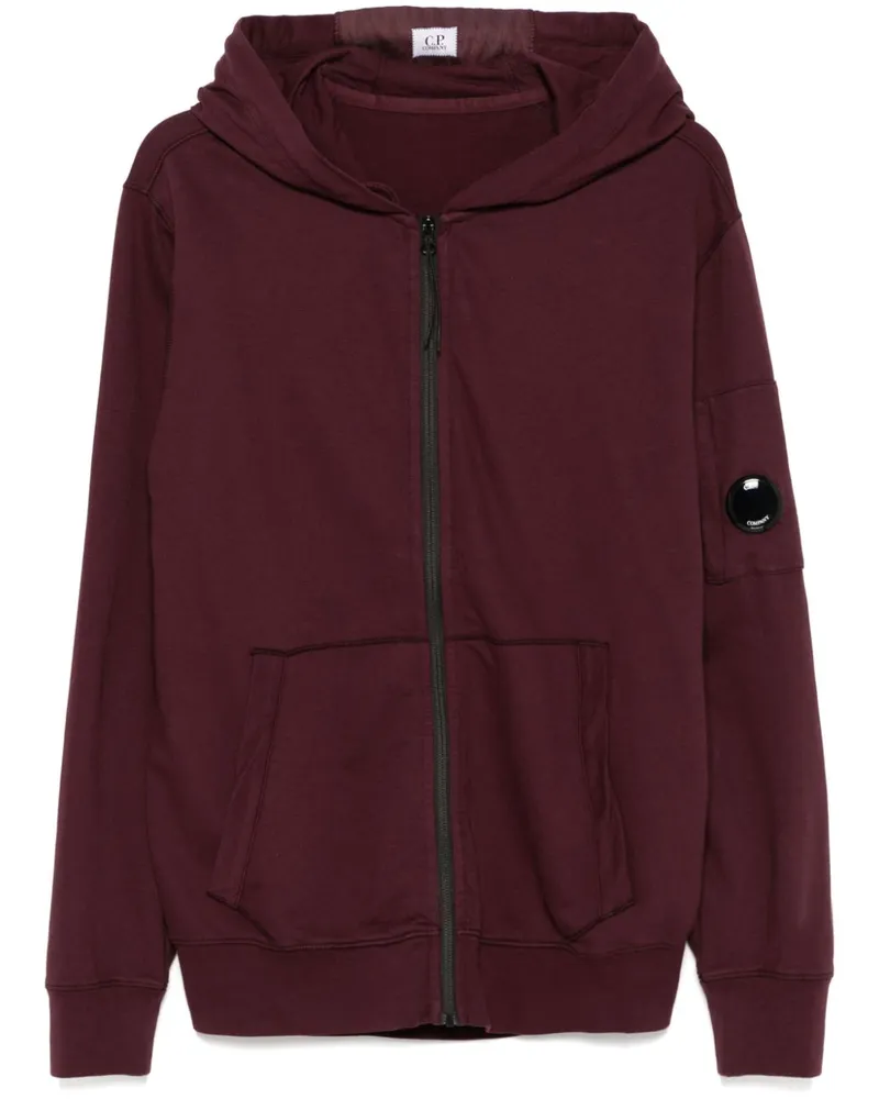 C.P. Company Kapuzenjacke aus Fleece Violett