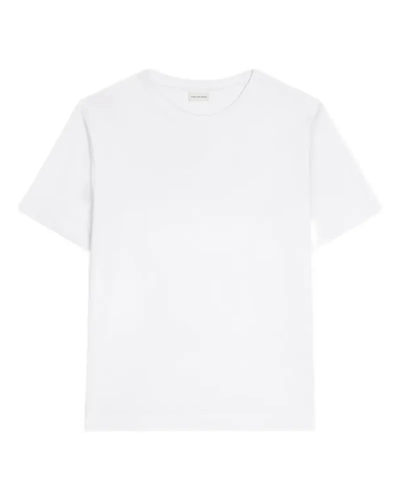 Dries van Noten Klassisches T-Shirt - Weiß Weiß