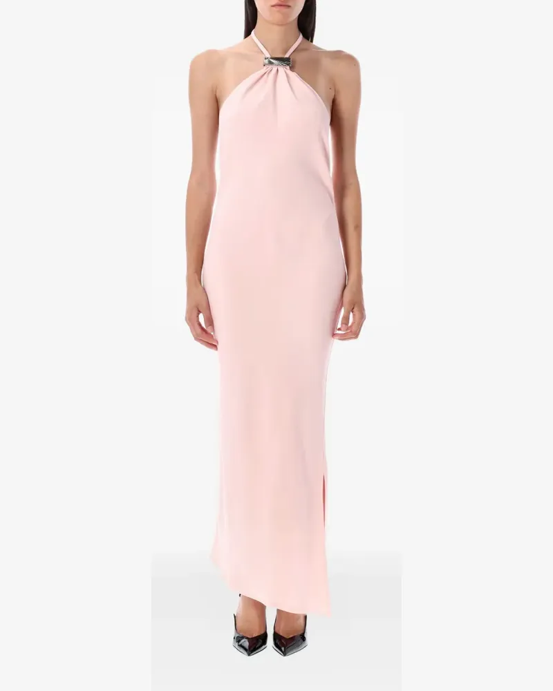 ATTICO Neckholder-Maxikleid mit Spangen - Rosa Rosa