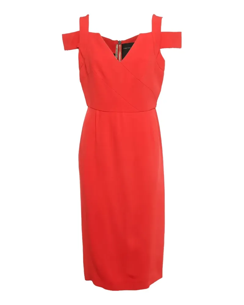 Roland Mouret Schulterfreies Limited Edition Erskin Kleid - Rot Rot