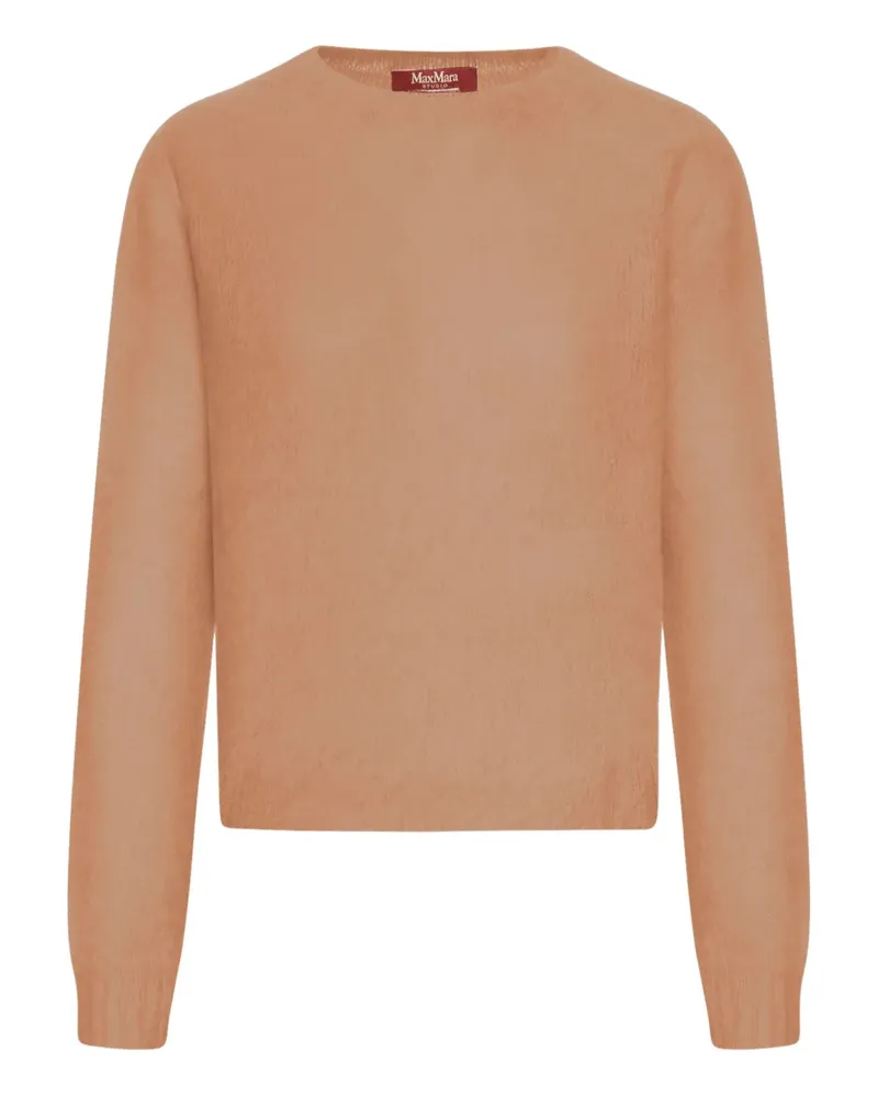 Max Mara Pullover mit Rundhalsausschnitt - Braun Braun