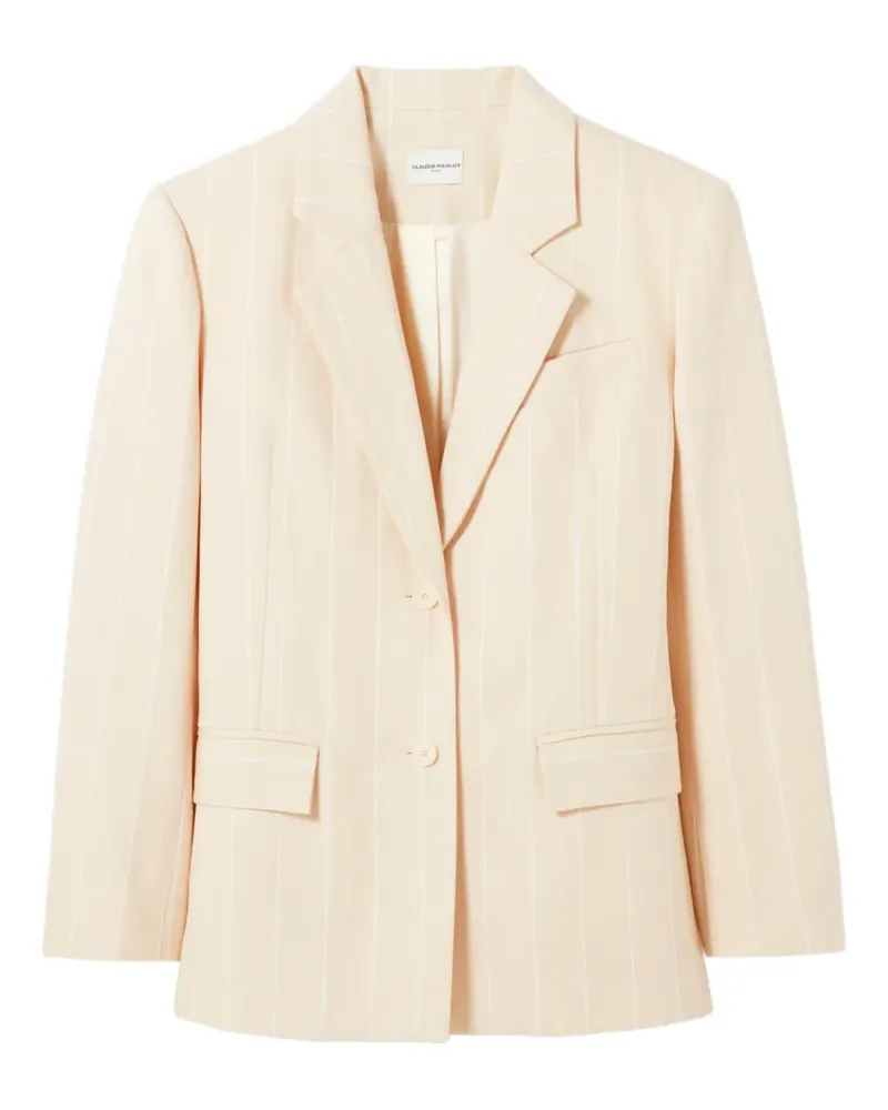 Claudie Pierlot Sakko mit Nadelstreifen - Nude Nude