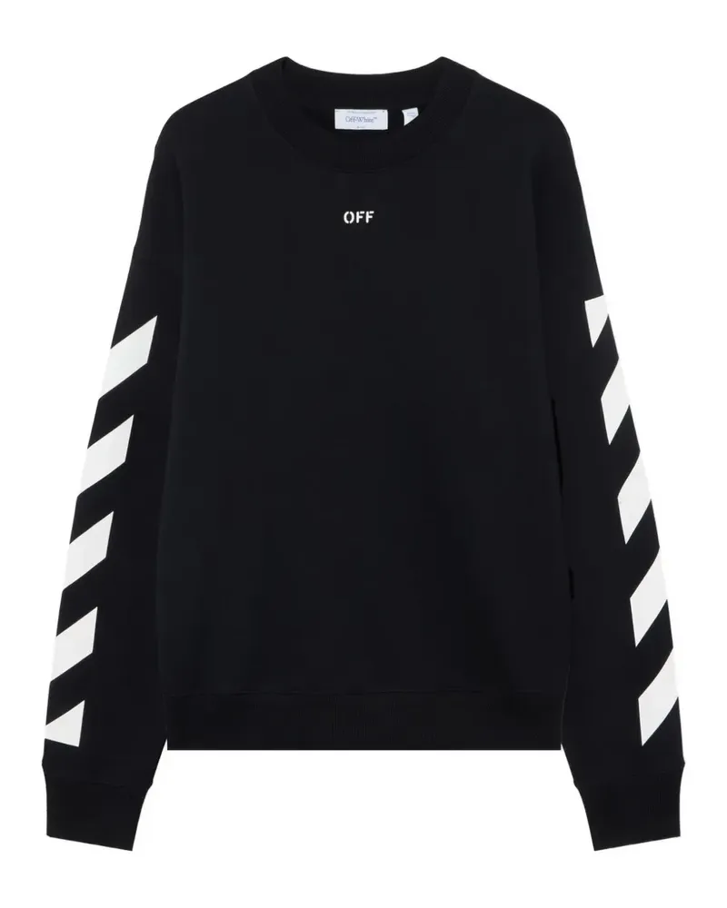 OFF-WHITE Cornely Sweatshirt mit rundem Ausschnitt - Schwarz Schwarz