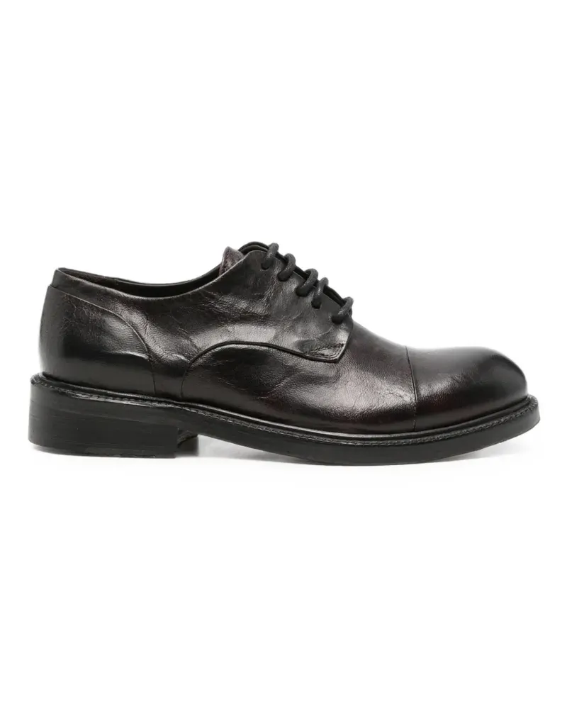 LEQARANT lace-up leather shoes - Rot Rot