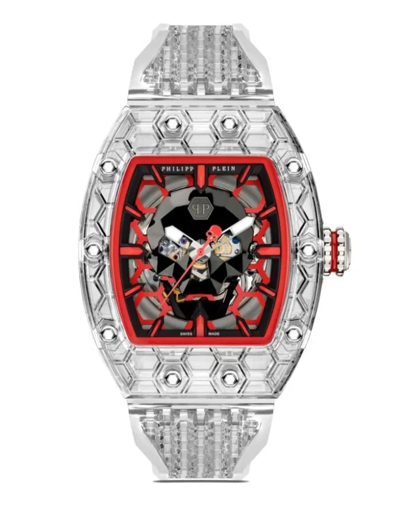 Philipp Plein Crypto King CRY$TAL $LAYER 55mm - Rot Rot
