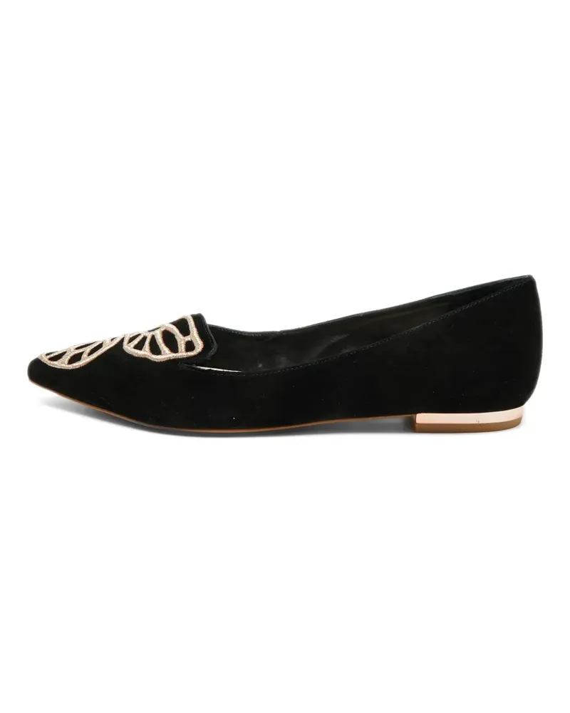 Sophia Webster Bibi butterfly ballet flats - Schwarz Schwarz