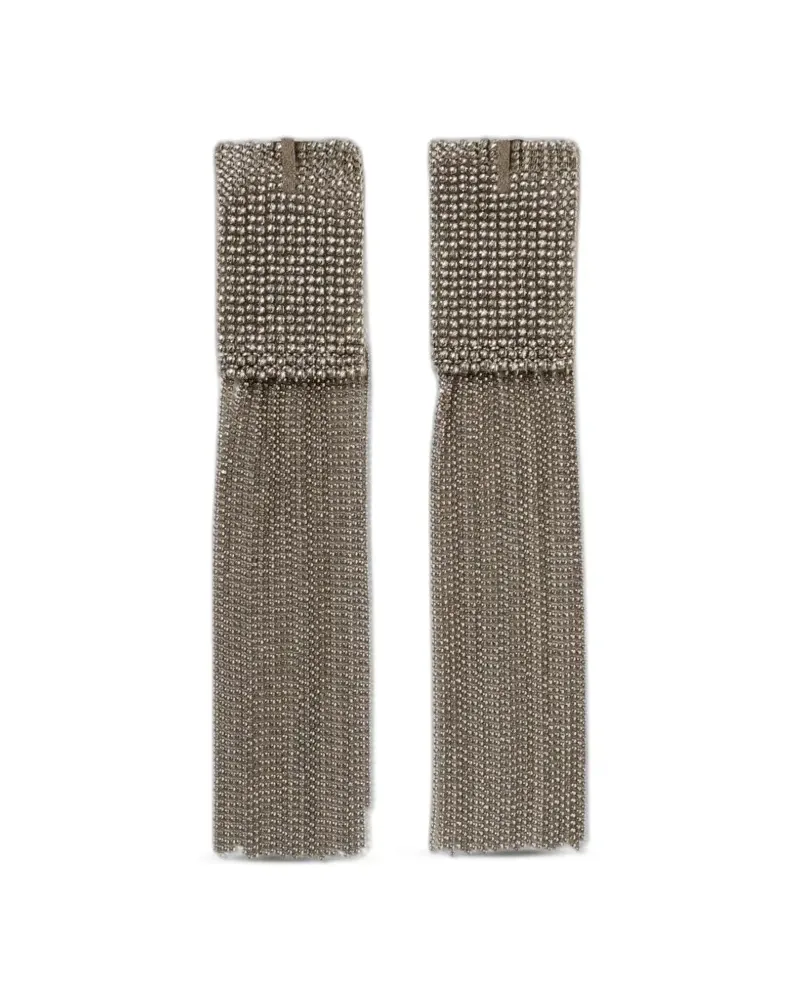 Brunello Cucinelli Monili fringe earrings - Silber Silber