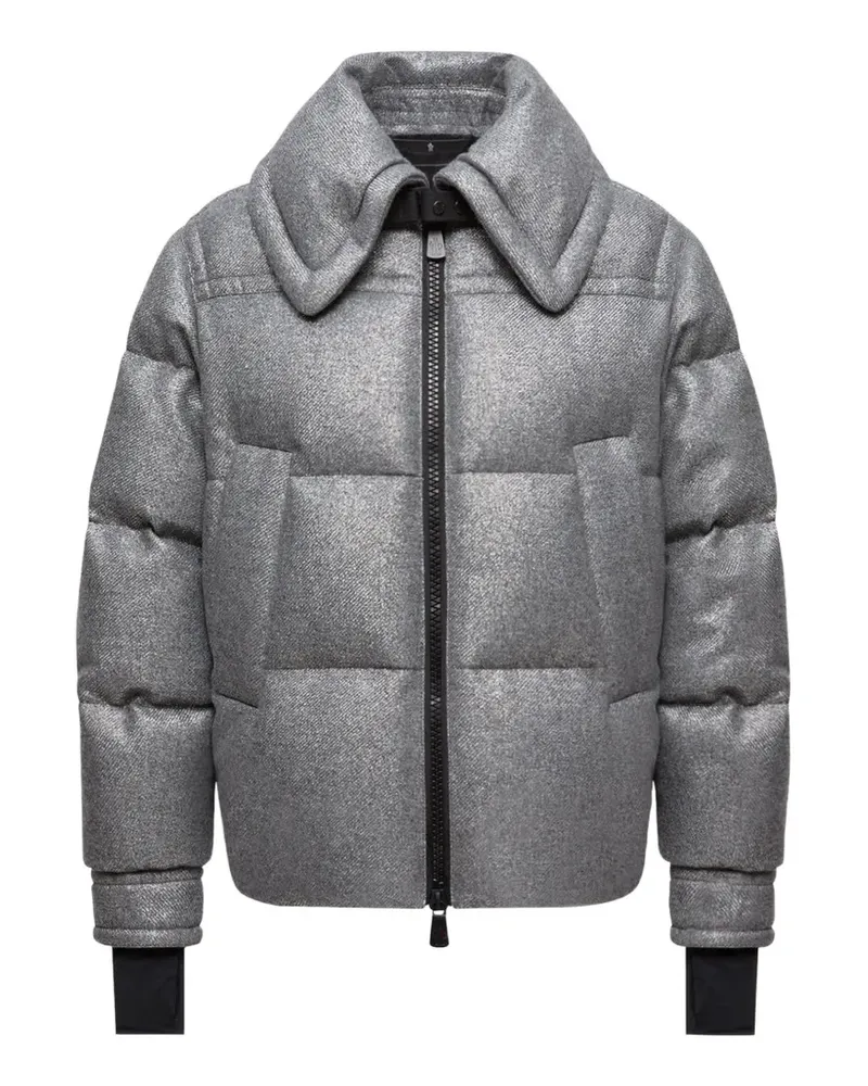 Moncler Gefütterte Jacke mit Reißverschluss - Grau Grau