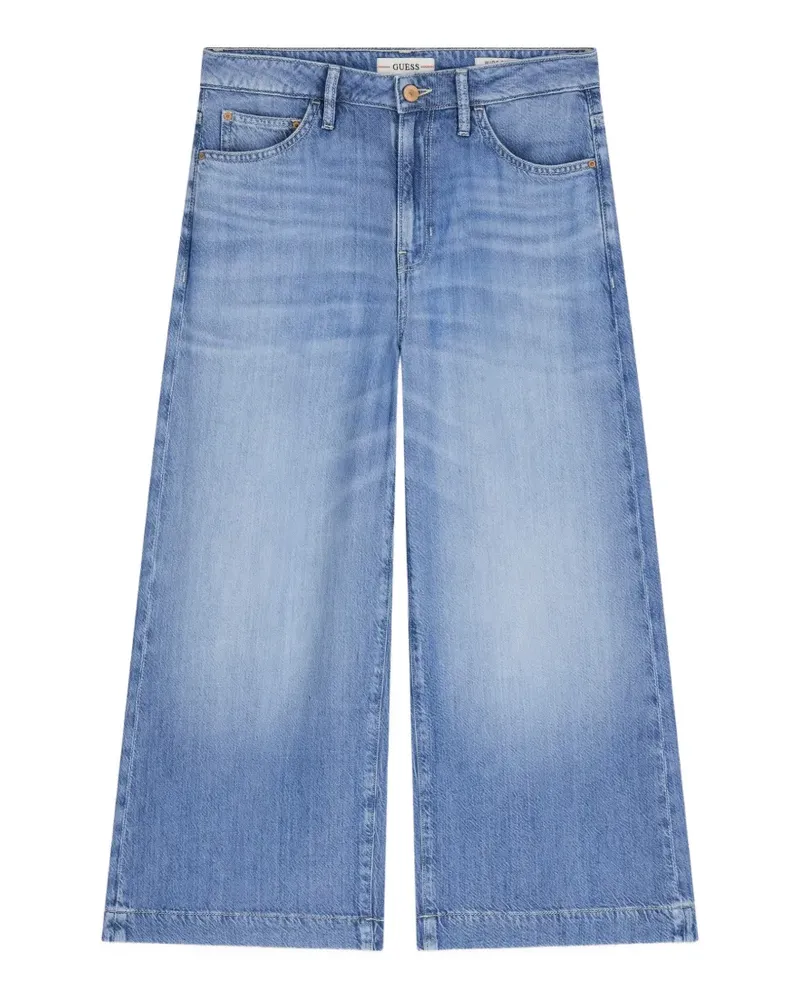 Guess Bellflower Cropped-Jeans - Blau Blau