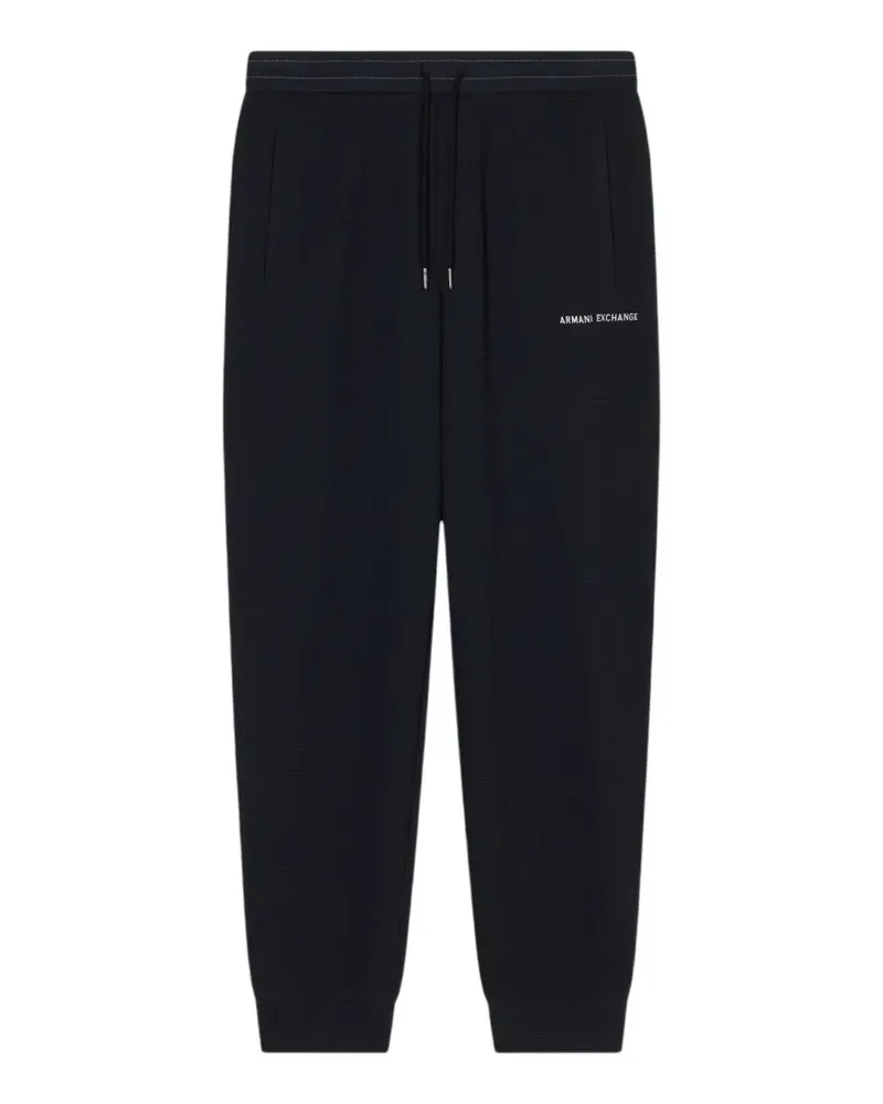 Armani Exchange drawstring-fastening track pants - Blau Blau