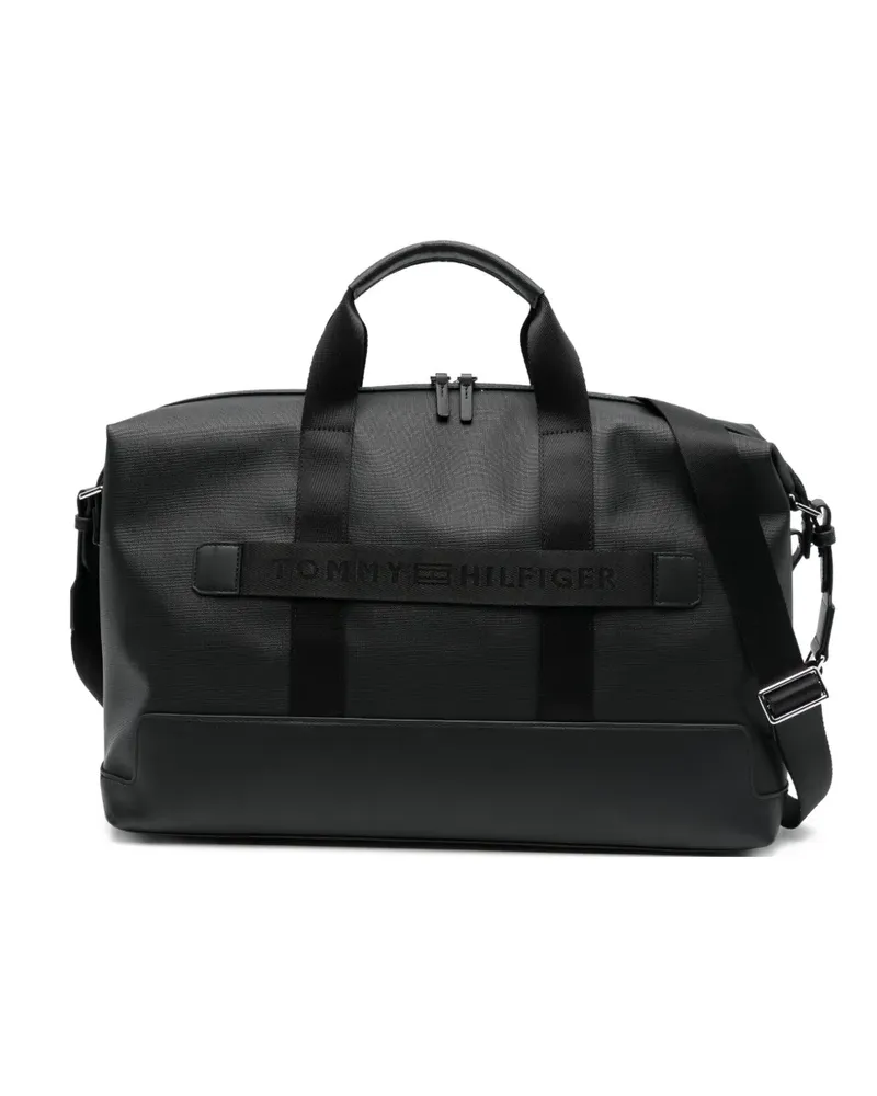 Tommy Hilfiger Reisetasche mit Logo - Schwarz Schwarz