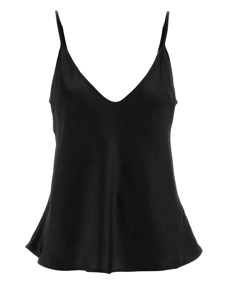 L'Agence Lexi adjustable-straps top - Schwarz Schwarz