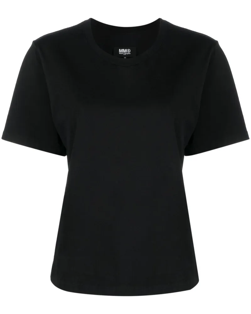 Maison Margiela Klassisches T-Shirt Schwarz