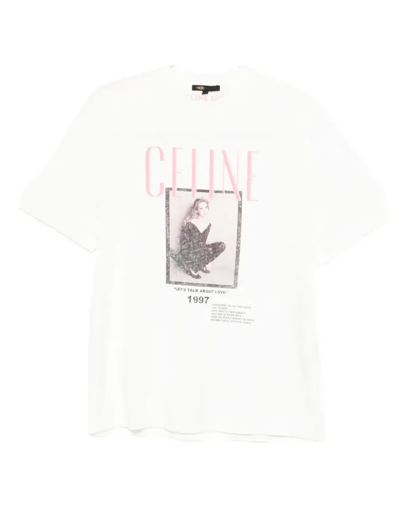 Maje graphic-print T-shirt - Weiß Weiß