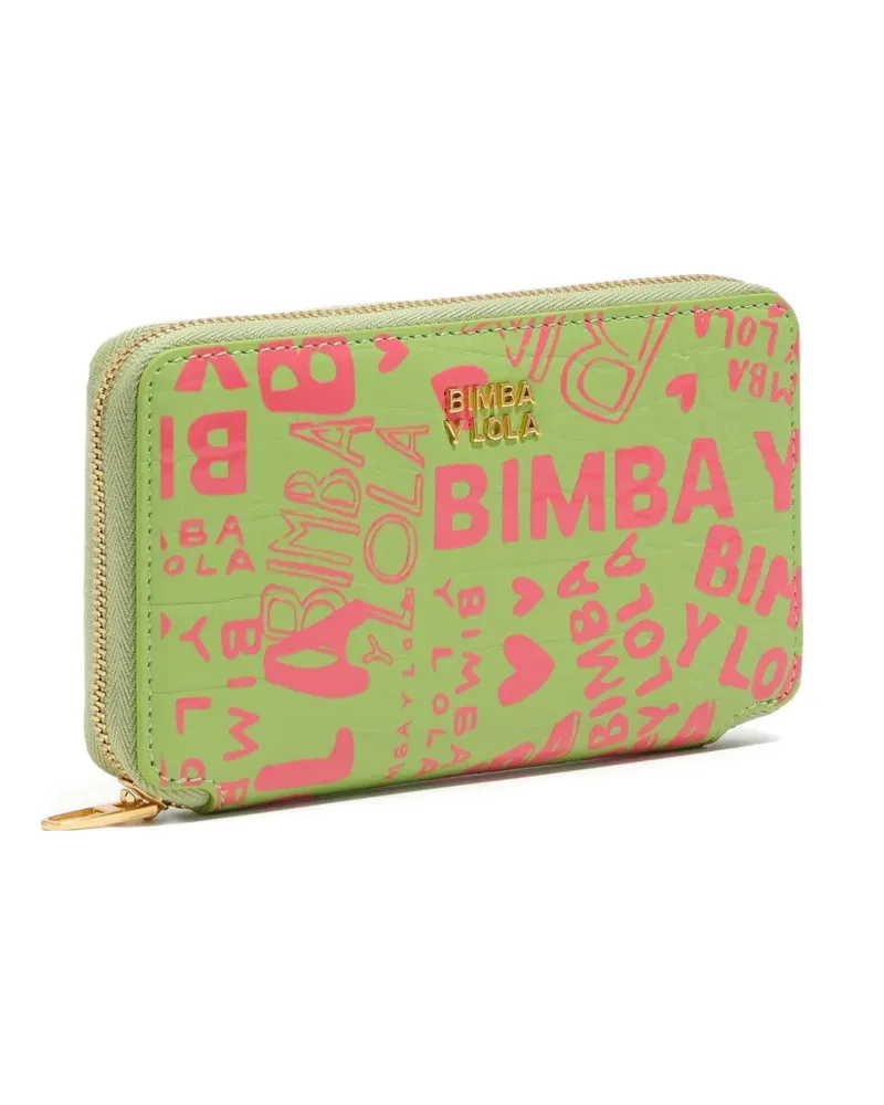 BIMBA Y LOLA Portemonnaie mit Print - Grün Grün