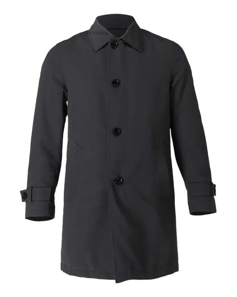 HUGO BOSS button-fastening coat - Grau Grau