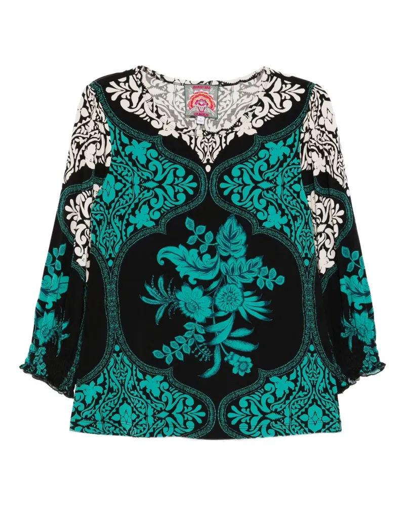 Johnny Was Janie T-Shirt - Schwarz Schwarz