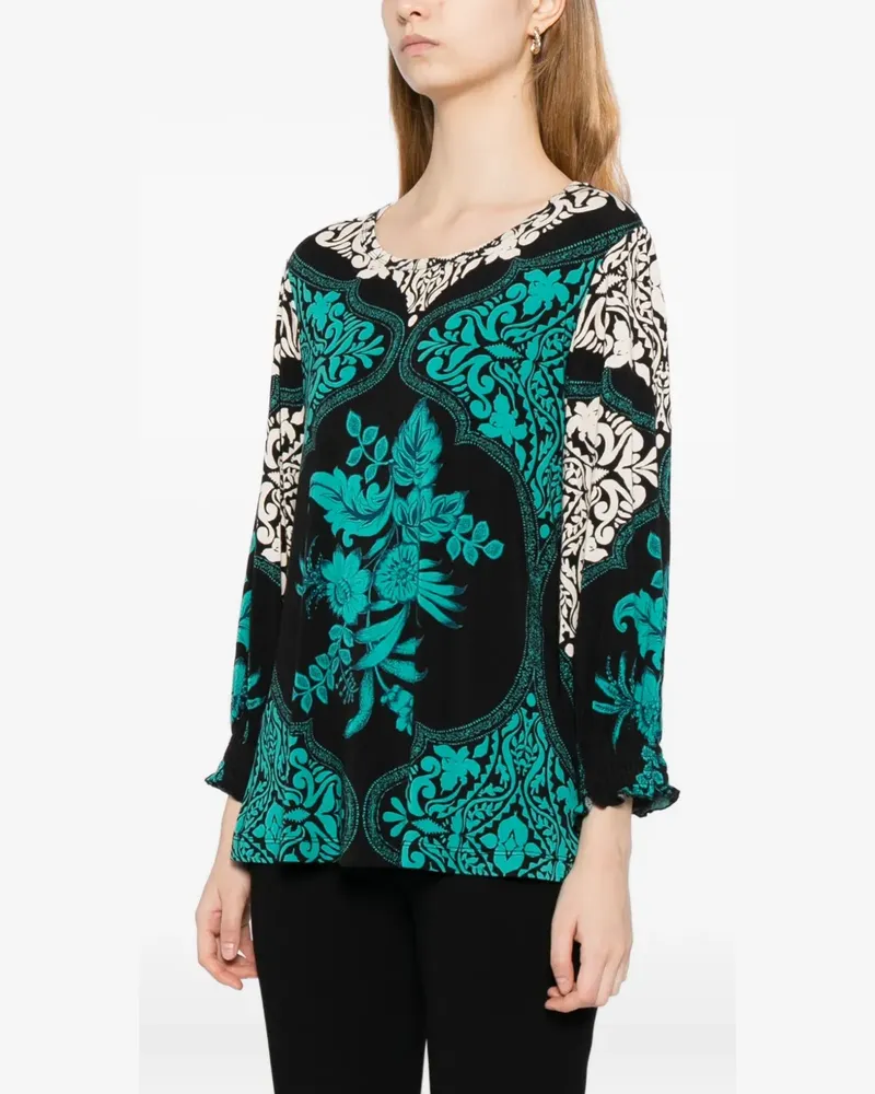 Johnny Was Janie T-shirt - Schwarz Schwarz