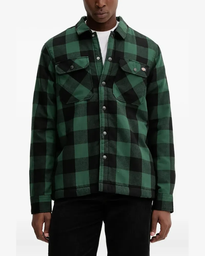 Dickies Kariertes Sacramento Flanellhemd - Grün Grün
