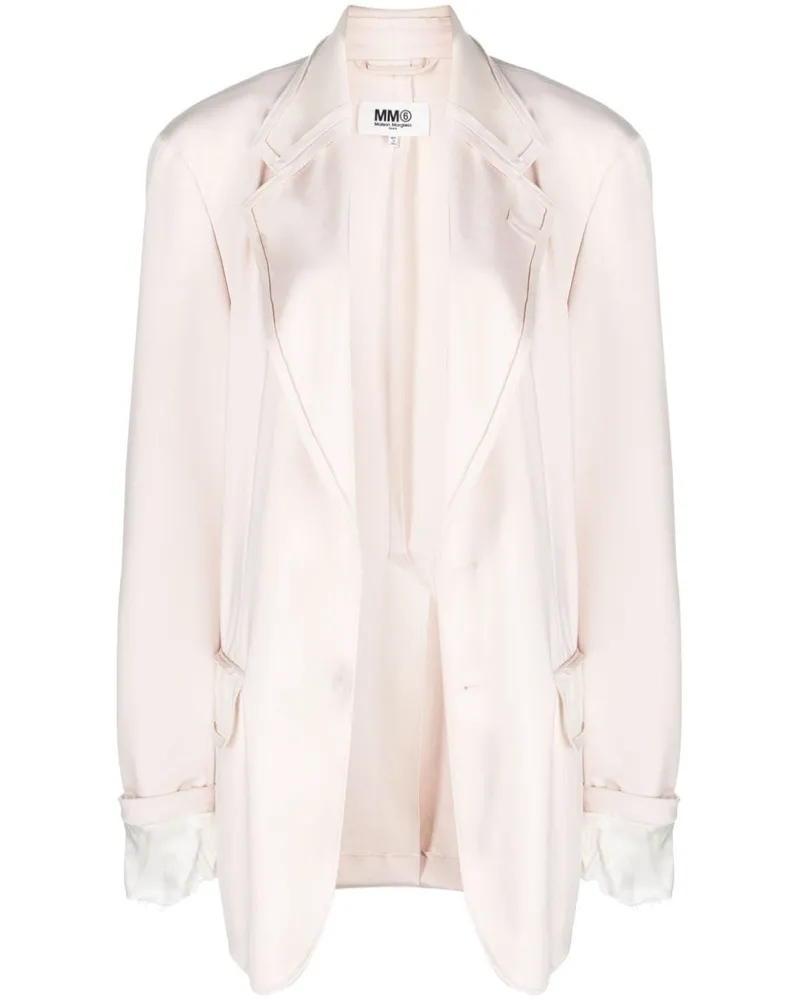 Maison Margiela Einreihiger Blazer - Nude Nude