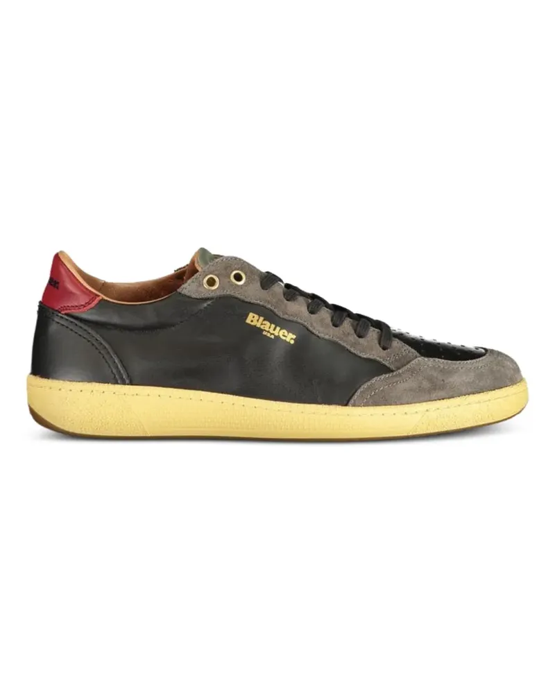 Blauer Murray suede-panel sneakers - Schwarz Schwarz