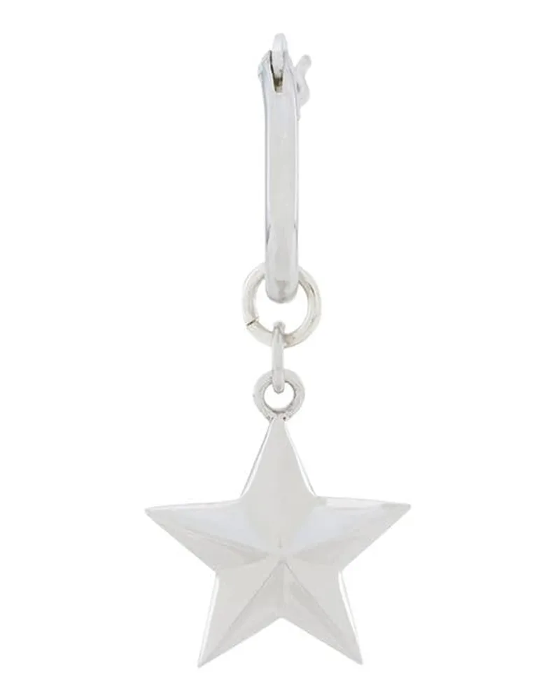 True Rocks Mini Star Creole - Silber Silber