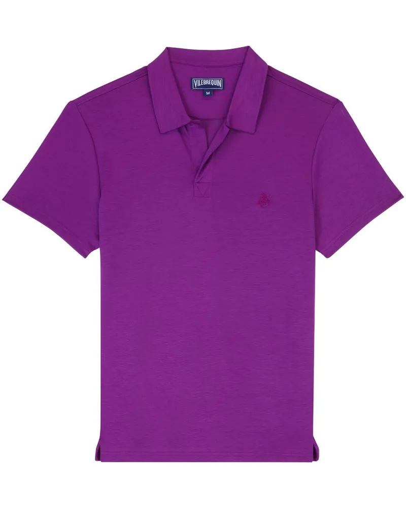 Vilebrequin Poloshirt mit kurzen Ärmeln Violett