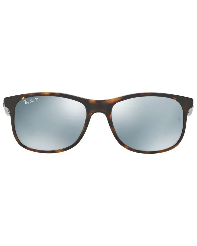 Ray Ban Eckige 'Andy' Sonnenbrille - Braun Braun
