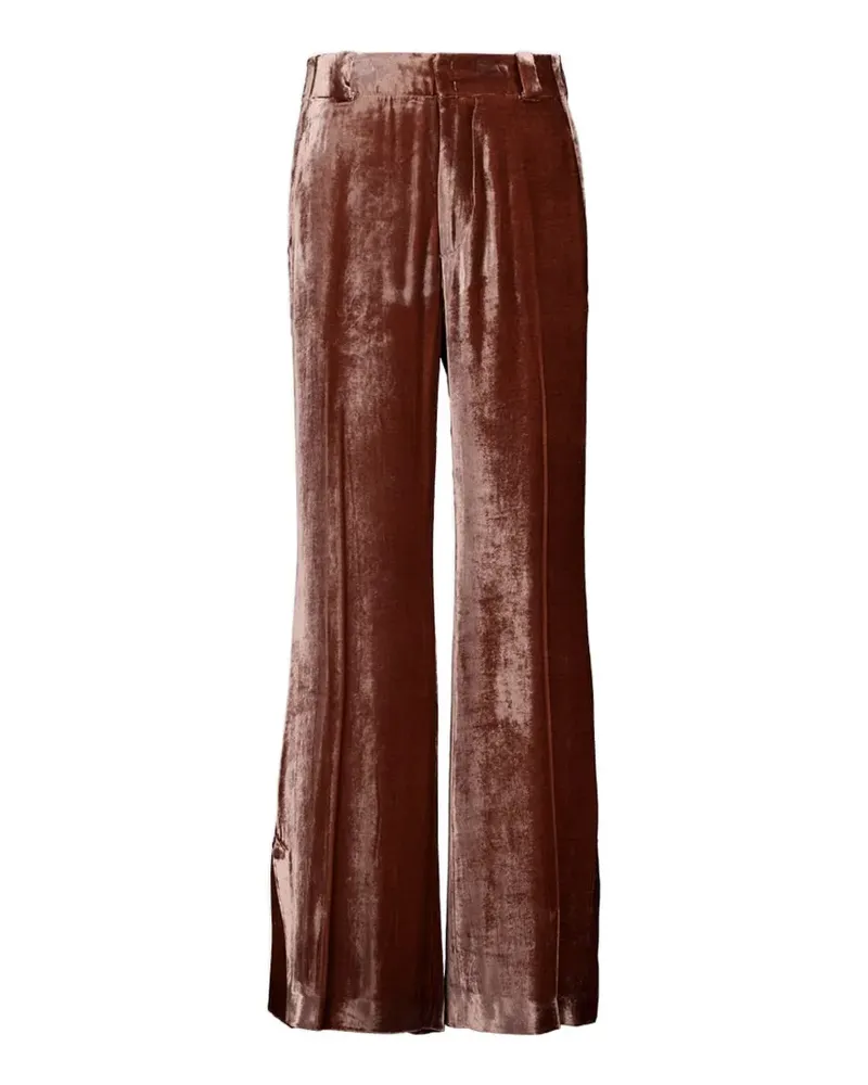 La DoubleJ Good Butt velvet-texture trousers - Rosa Rosa