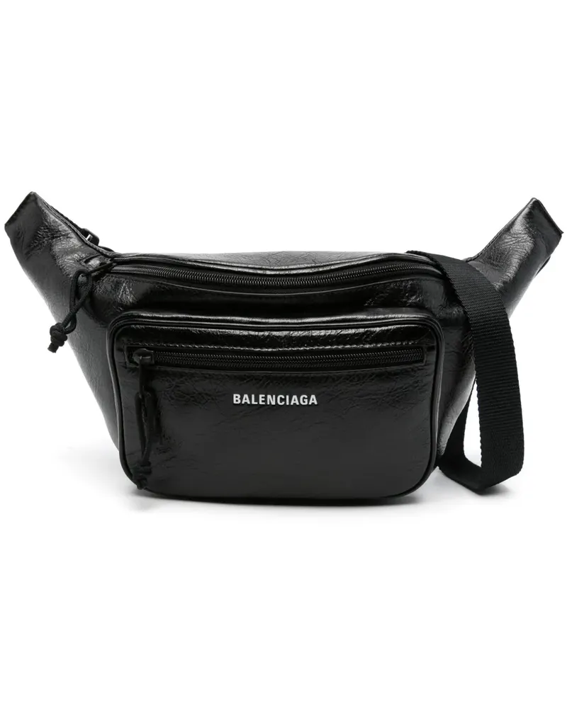 Balenciaga Explorer Gürteltasche - Schwarz Schwarz