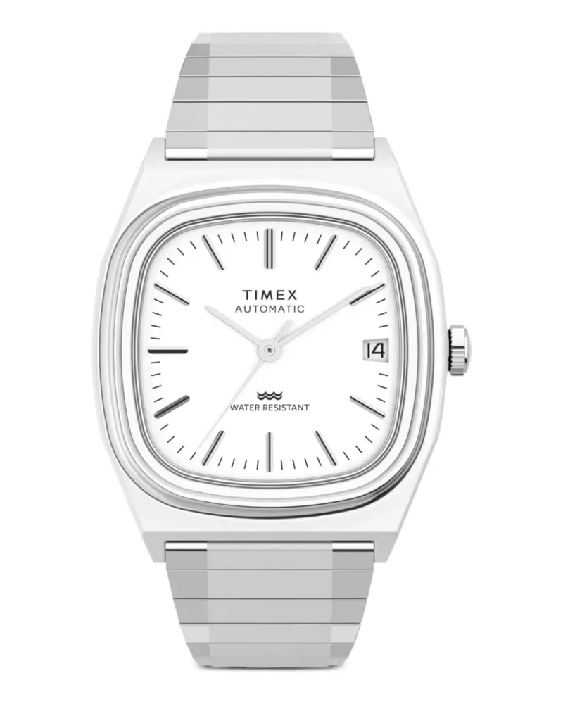Timex Automatic 1983 E Line Reissue 34mm watch - Weiß Weiß