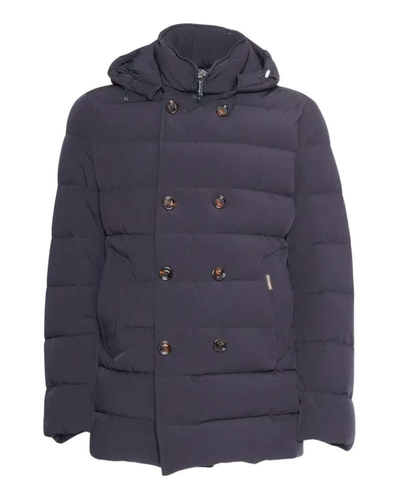 MOORER Florio double-breasted puffer jacket - Blau Blau